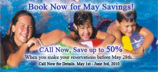 May Specials at Still Waters Resort
